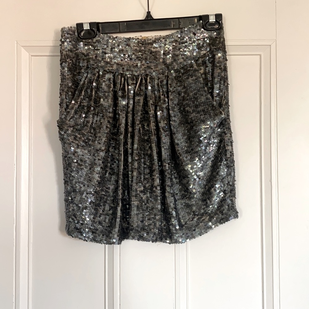 High waist Sequin skirt with pockets Adam lippes